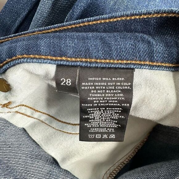 J Brand Cut Off Bermuda Jean Shorts Size 28 - Picture 4 of 10